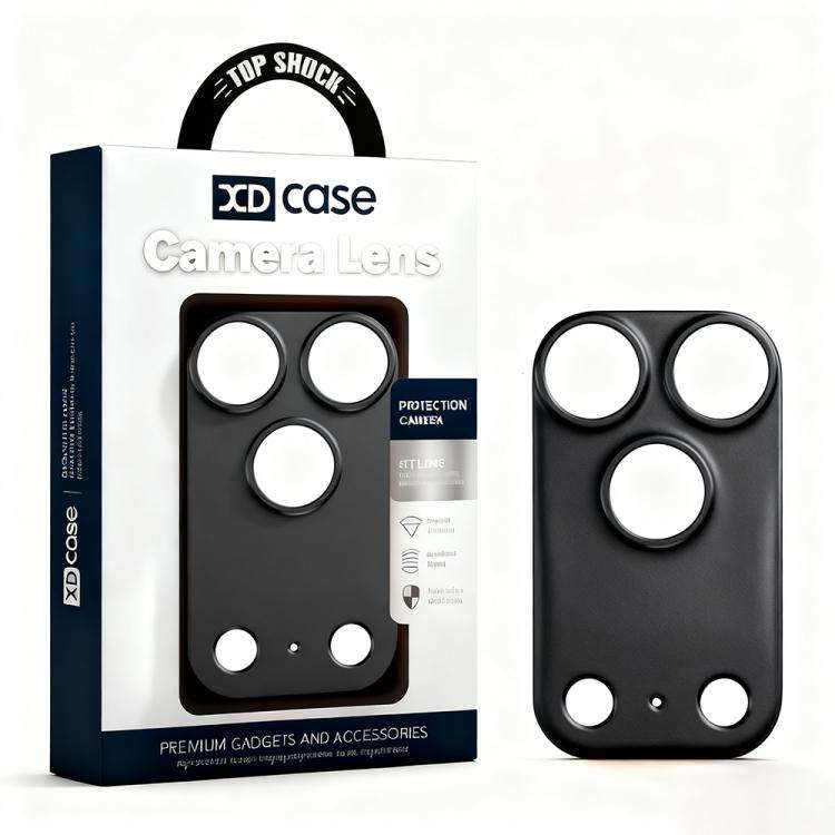 XDcase Titanium Alloy Hollow Camera Lens Protector, For iPhone 17 Pro Max, For iPhone 17 Pro