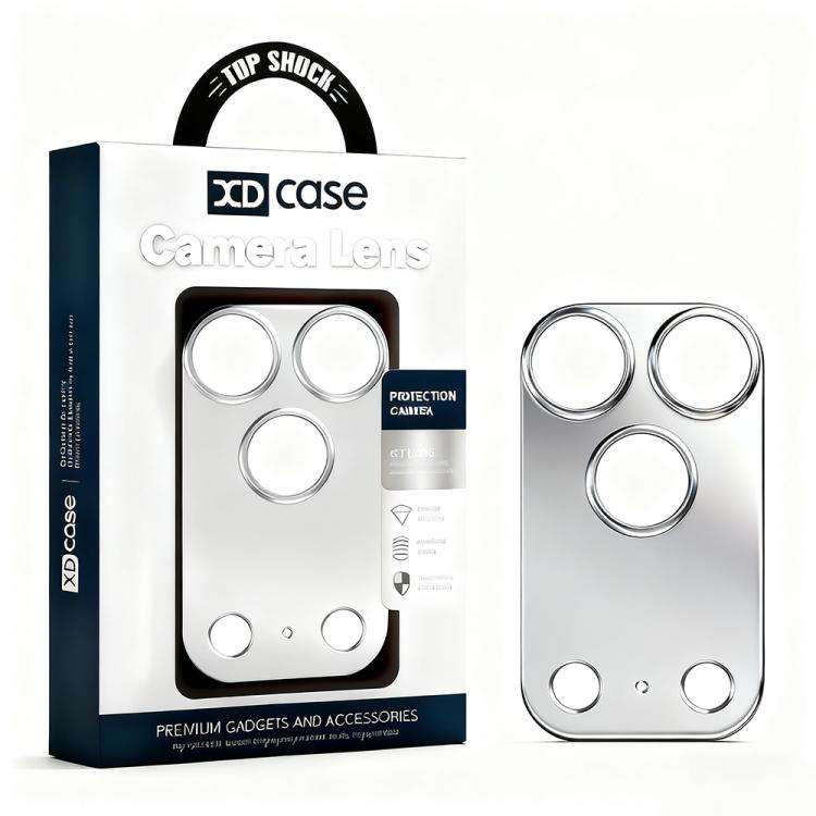 XDcase Titanium Alloy Hollow Camera Lens Protector, For iPhone 17 Pro Max, For iPhone 17 Pro