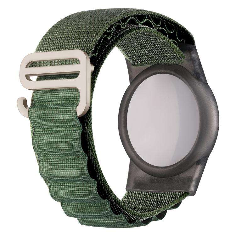 xDfind Silver Buckle Loop Nylon Band Style Anti-lost Tracker Protective Cover, For AirTag 2nd Gen...