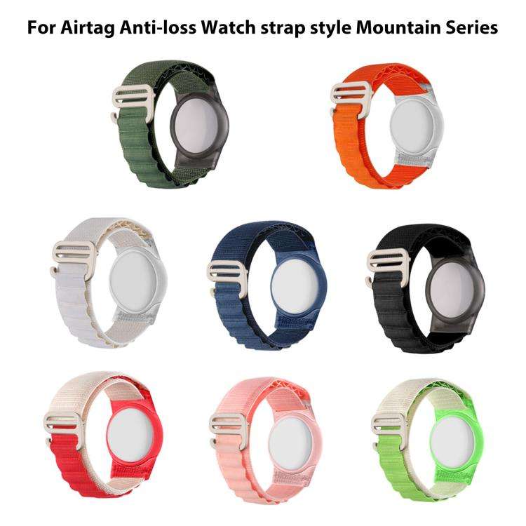 xDfind Silver Buckle Loop Nylon Band Style Anti-lost Tracker Protective Cover, For AirTag 2nd Gen...