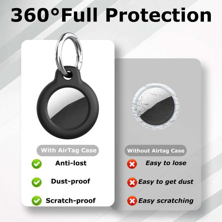 xDfind Spring Buckle PC Protective Cover, For AirTag 2nd Gen / AirTag 1st Gen