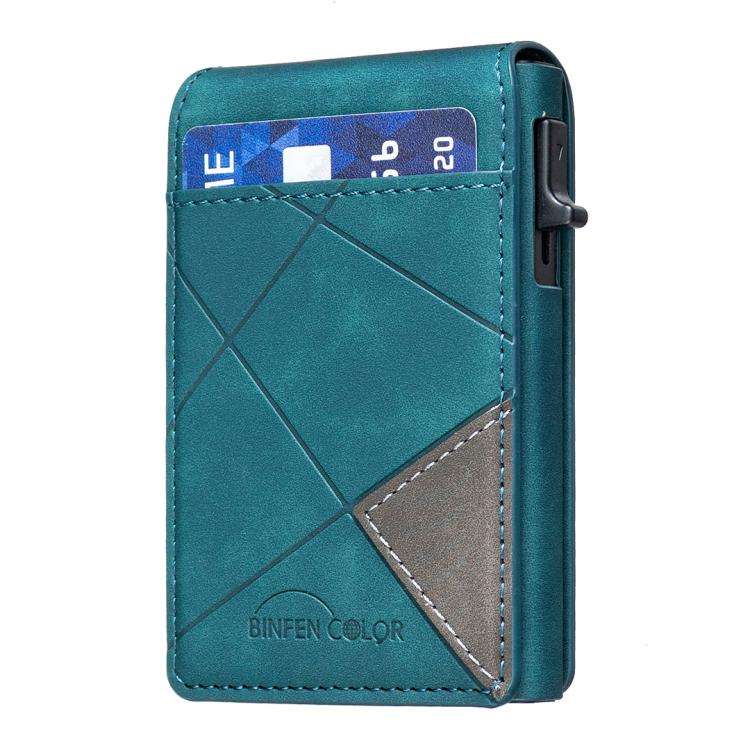 BFK29 Prismatic Embossed MagSafe Magnetic Leather Card Bag