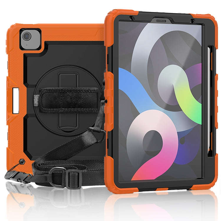 Shockproof Colorful Silicone + PC Protective Case with Holder & Shoulder Strap & Hand Strap & Pen...