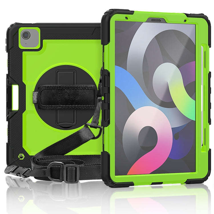 Shockproof Colorful Silicone + PC Protective Case with Holder & Shoulder Strap & Hand Strap & Pen...