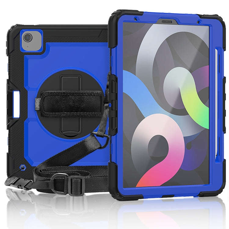 Shockproof Colorful Silicone + PC Protective Case with Holder & Shoulder Strap & Hand Strap & Pen...