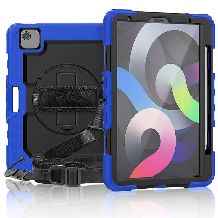 Shockproof Colorful Silicone + PC Protective Case with Holder & Shoulder Strap & Hand Strap & Pen...