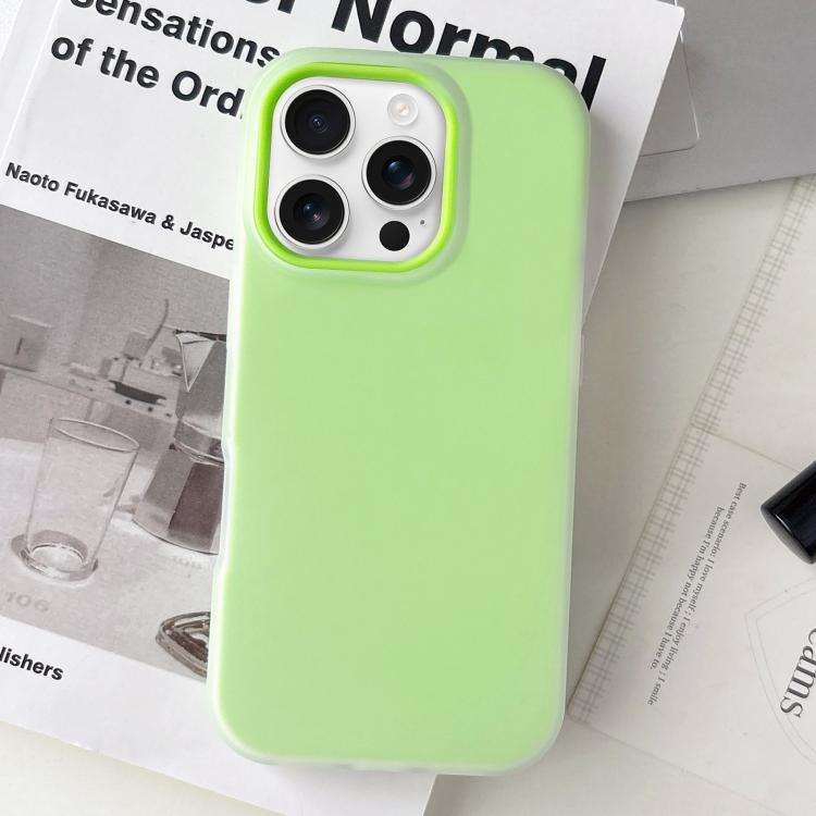 Jelly Color Matte Feel PC Hybrid TPU Phone Case, For iPhone 16 Pro Max, For iPhone 16 Pro, For iP...
