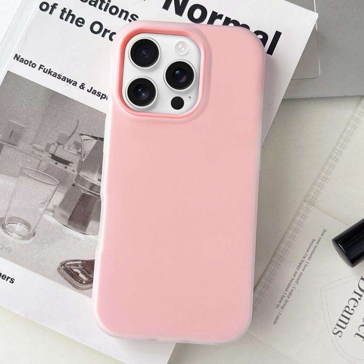 Jelly Color Matte Feel PC Hybrid TPU Phone Case, For iPhone 16 Pro Max, For iPhone 16 Pro, For iP...