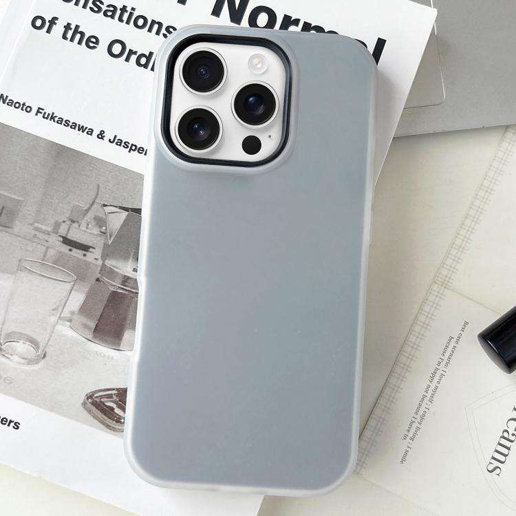 Jelly Color Matte Feel PC Hybrid TPU Phone Case, For iPhone 16 Pro Max, For iPhone 16 Pro, For iP...