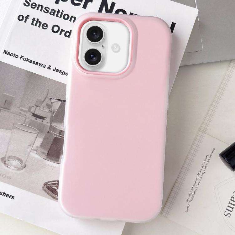 Jelly Color Matte Feel PC Hybrid TPU Phone Case, For iPhone 16 Pro Max, For iPhone 16 Pro, For iP...