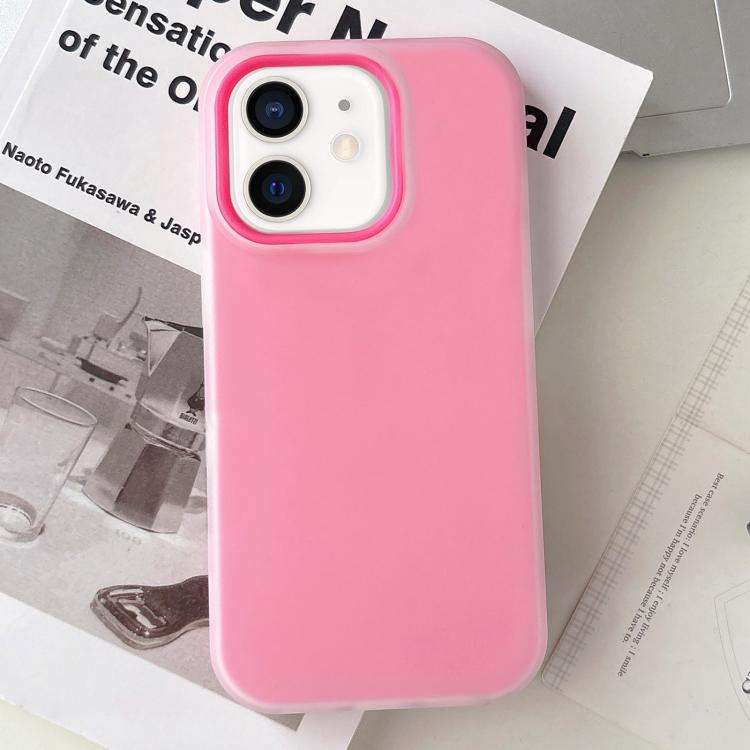 Jelly Color Matte Feel PC Hybrid TPU Phone Case, For iPhone 12 Pro Max, For iPhone 12 Pro, For iP...