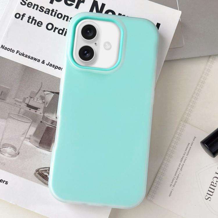 Jelly Color Matte Feel PC Hybrid TPU Phone Case, For iPhone 16 Pro Max, For iPhone 16 Pro, For iP...