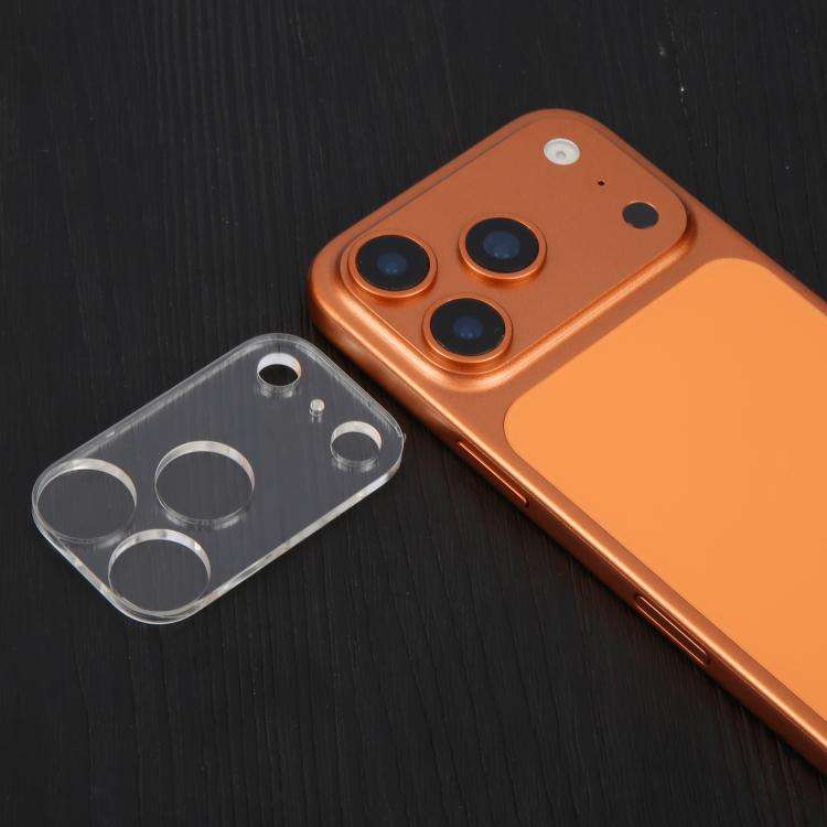 Silk Printed Large Arc Tempered Glass Back Camera Film, For iPhone 17 Pro Max, For iPhone 17 Pro,...