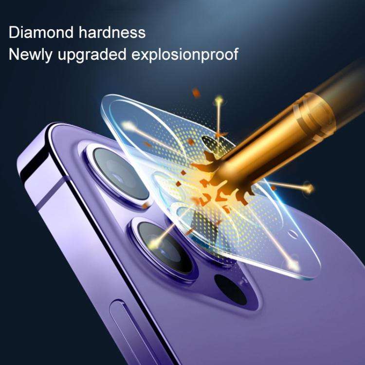 Silk Printed Large Arc Tempered Glass Back Camera Film, For iPhone 17 Pro Max, For iPhone 17 Pro,...
