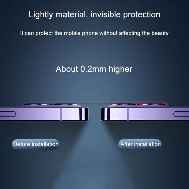 Silk Printed Large Arc Tempered Glass Back Camera Film, For iPhone 17 Pro Max, For iPhone 17 Pro,...