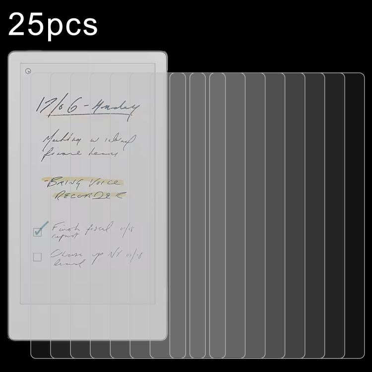 25pcs 9H 0.3mm Explosion-proof Tempered Glass Film, For reMarkable Paper Pro Move 7.3