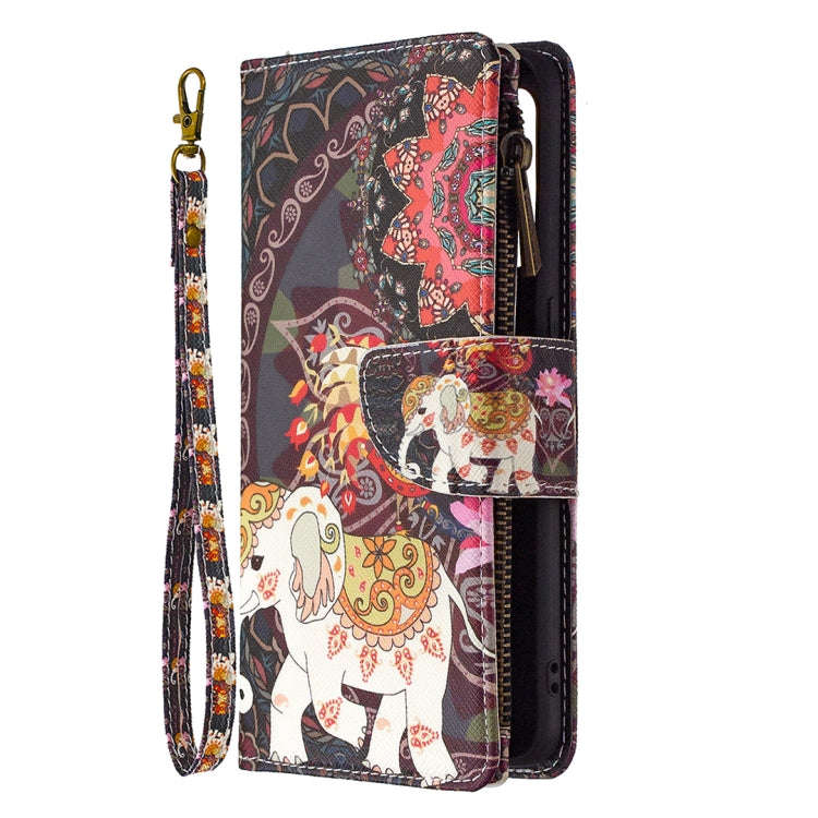 Colored Drawing Pattern Zipper Horizontal Flip Leather Case with Holder & Card Slots & Wallet, Fo...