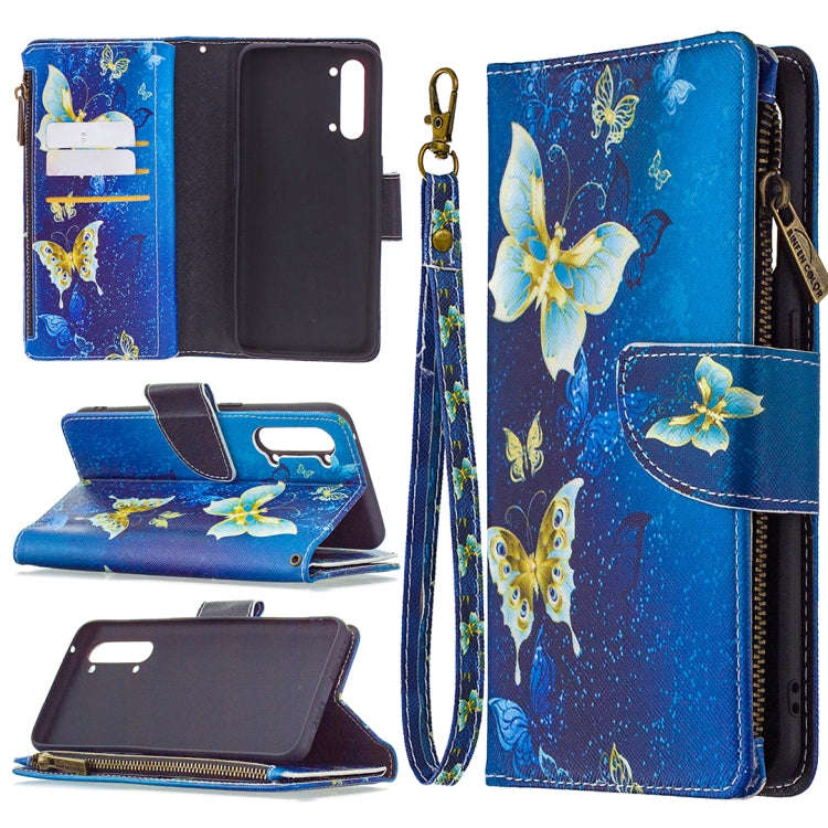 Colored Drawing Pattern Zipper Horizontal Flip Leather Case with Holder & Card Slots & Wallet, Fo...