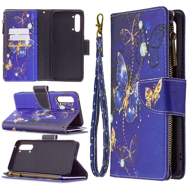 Colored Drawing Pattern Zipper Horizontal Flip Leather Case with Holder & Card Slots & Wallet, Fo...