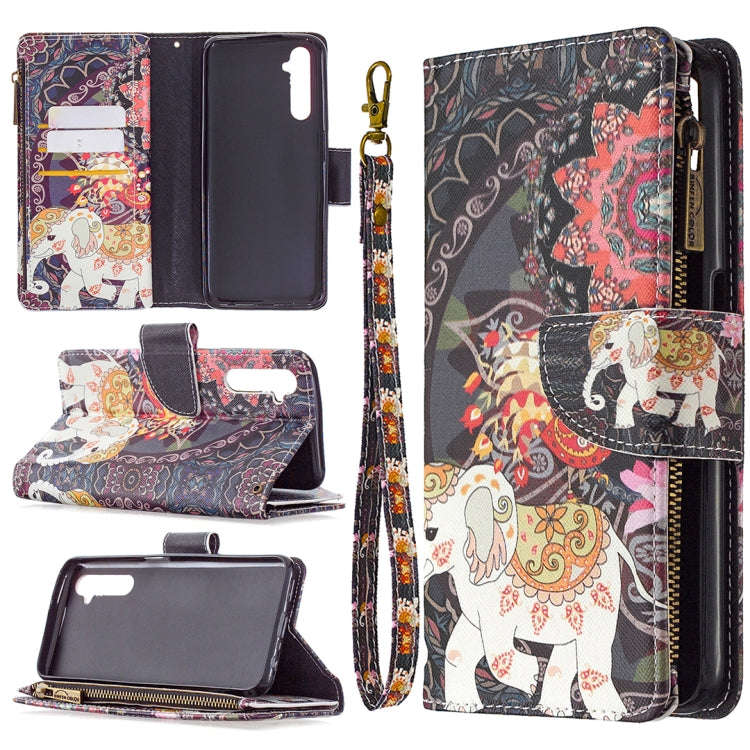 Colored Drawing Pattern Zipper Horizontal Flip Leather Case with Holder & Card Slots & Wallet, Fo...