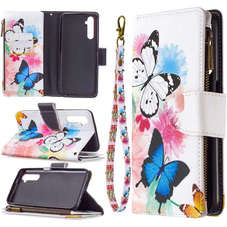 Colored Drawing Pattern Zipper Horizontal Flip Leather Case with Holder & Card Slots & Wallet, Fo...