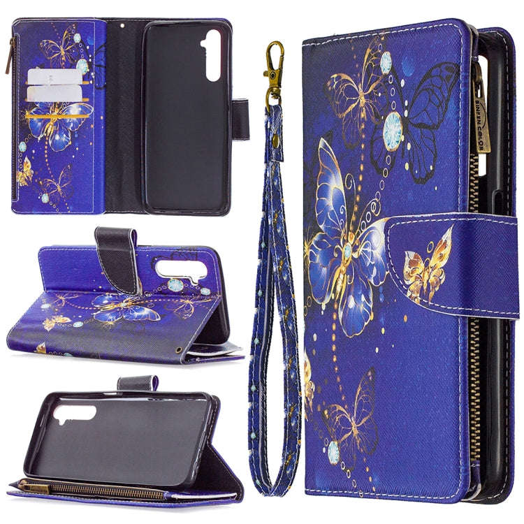 Colored Drawing Pattern Zipper Horizontal Flip Leather Case with Holder & Card Slots & Wallet, Fo...