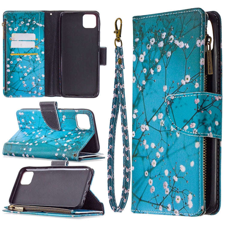 Colored Drawing Pattern Zipper Horizontal Flip Leather Case with Holder & Card Slots & Wallet, Fo...