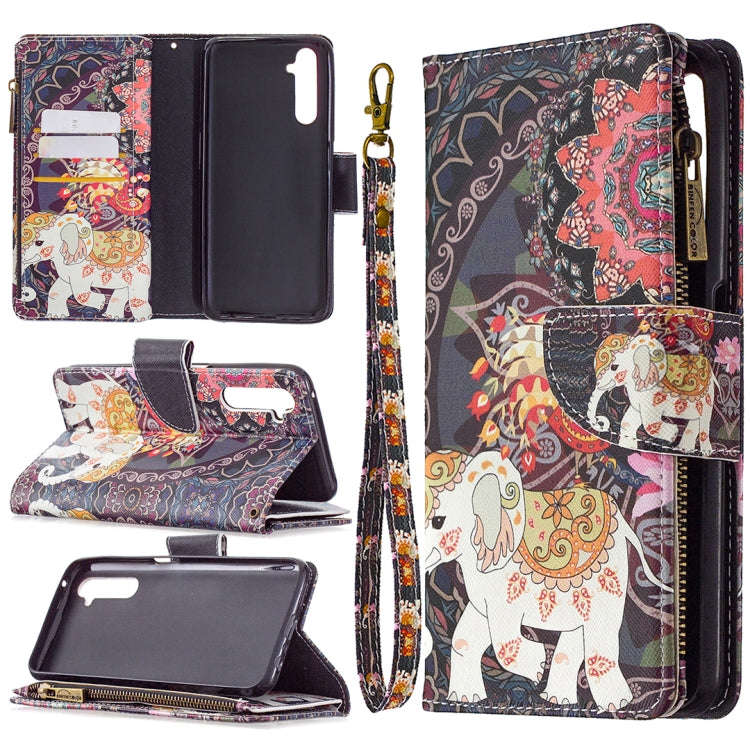 Colored Drawing Pattern Zipper Horizontal Flip Leather Case with Holder & Card Slots & Wallet, Fo...