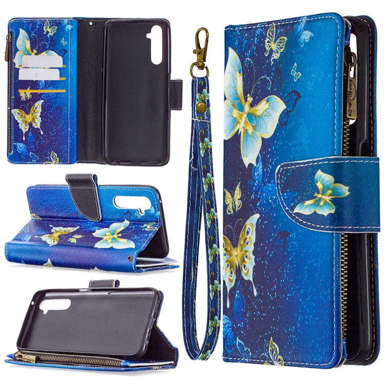 Colored Drawing Pattern Zipper Horizontal Flip Leather Case with Holder & Card Slots & Wallet, Fo...