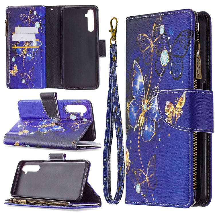 Colored Drawing Pattern Zipper Horizontal Flip Leather Case with Holder & Card Slots & Wallet, Fo...