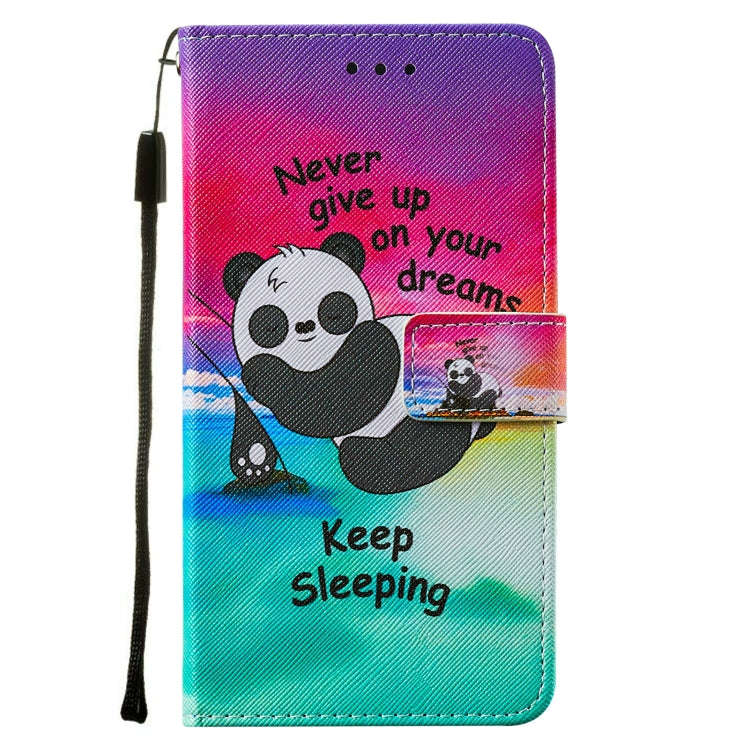 Colored Drawing Pattern Horizontal Flip Leather Case with Holder & Card Slot & Lanyard, For Samsu...