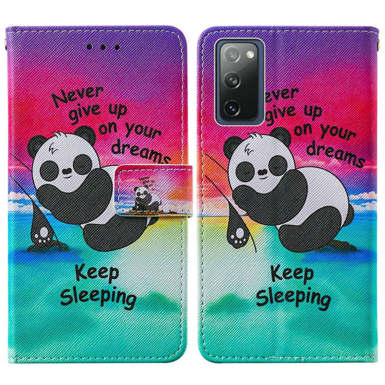 Colored Drawing Pattern Horizontal Flip Leather Case with Holder & Card Slot & Lanyard, For Samsu...
