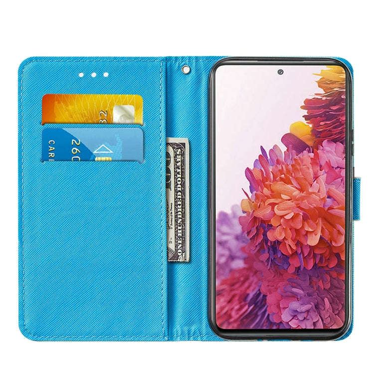 Colored Drawing Pattern Horizontal Flip Leather Case with Holder & Card Slot & Lanyard, For Samsu...