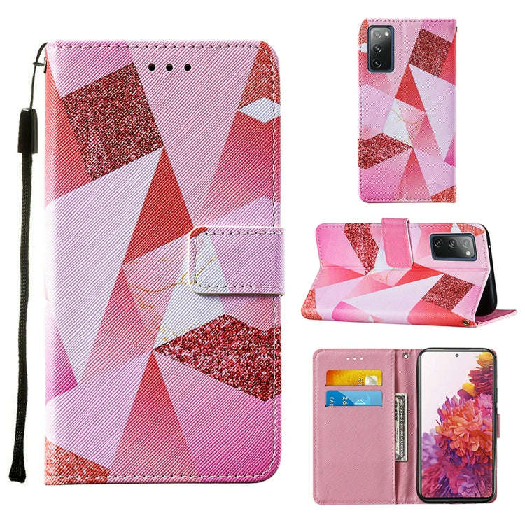 Colored Drawing Pattern Horizontal Flip Leather Case with Holder & Card Slot & Lanyard, For Samsu...