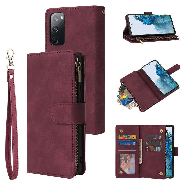 Zipper Wallet Bag Horizontal Flip PU Leather Case with Holder & 9 Card Slots & Wallet & Lanyard &...