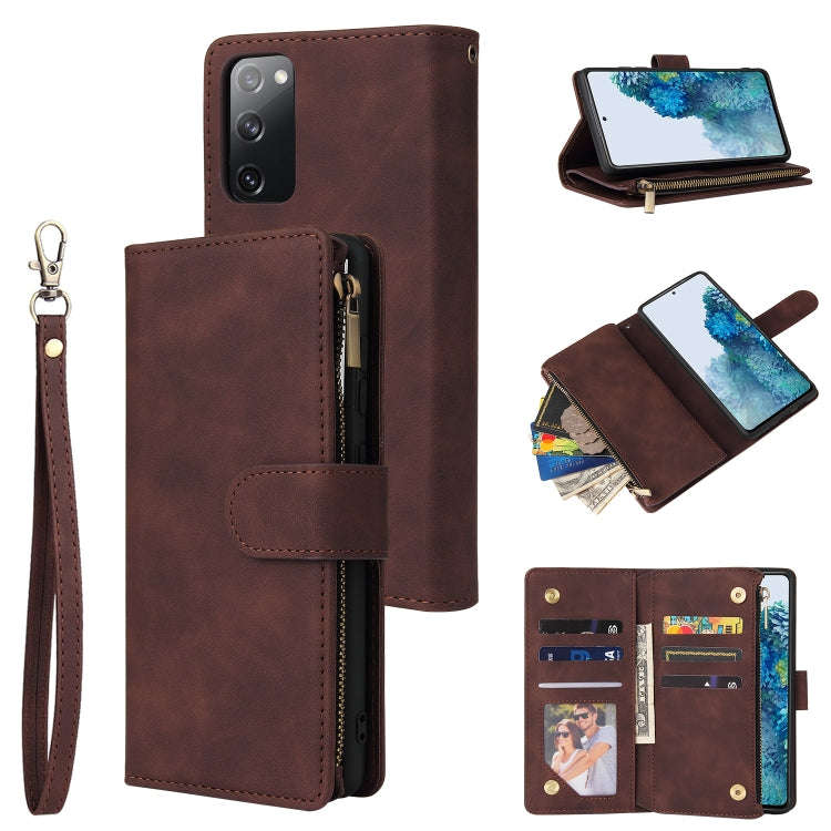 Zipper Wallet Bag Horizontal Flip PU Leather Case with Holder & 9 Card Slots & Wallet & Lanyard &...