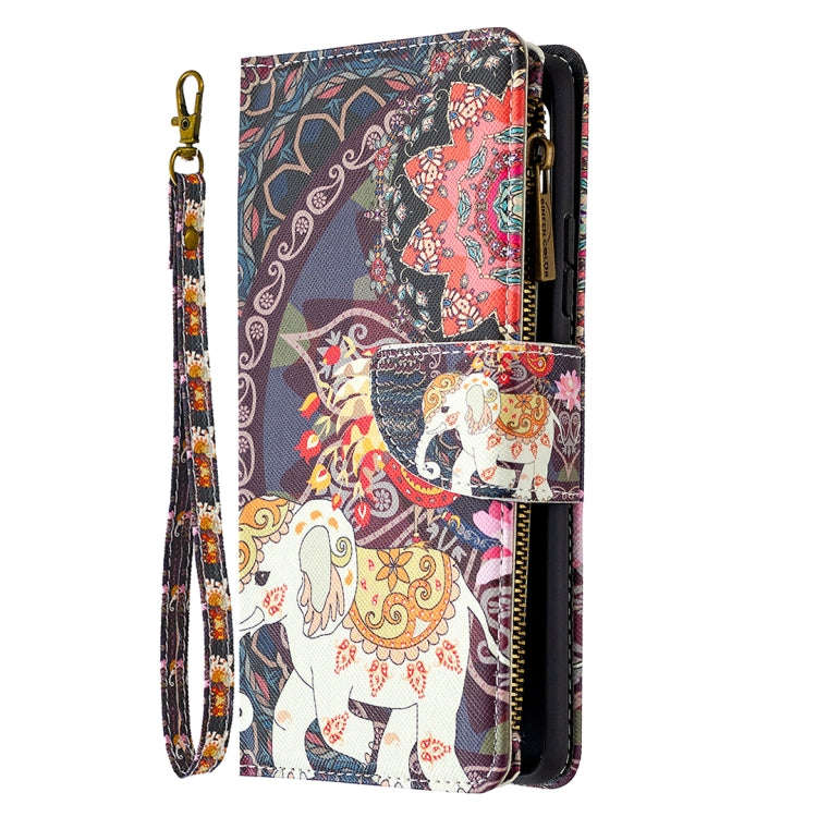 Colored Drawing Pattern Zipper Horizontal Flip Leather Case with Holder & Card Slots & Wallet, Fo...