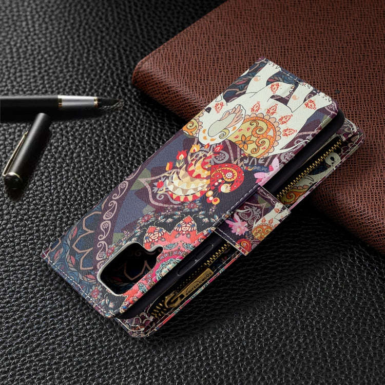 Colored Drawing Pattern Zipper Horizontal Flip Leather Case with Holder & Card Slots & Wallet, Fo...