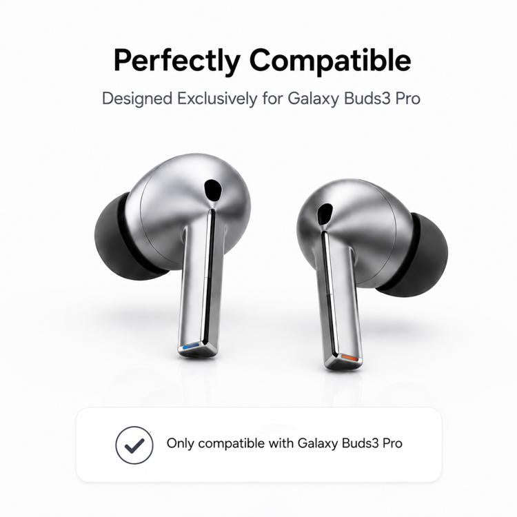 XDcase 3 Pairs Silicone Ear Tips with Storage & Cleaning Kit, For Galaxy Buds3 Pro / 4 Pro
