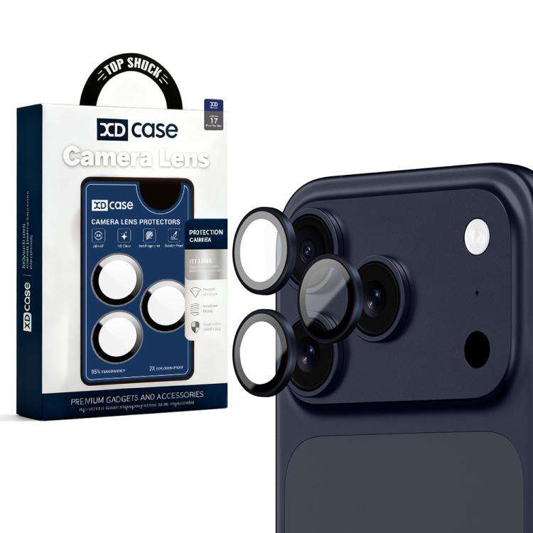 XDcase AF + AR Hawkeye Camera Lens Protector with Alignment Tool, For iPhone 17 Pro Max, For iPho...