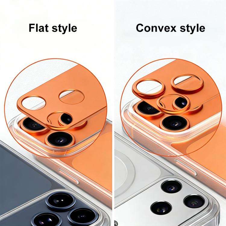 XDcase Metal Flat & Hollow Camera Lens Protector, For iPhone 17 Pro Max, For iPhone 17 Pro