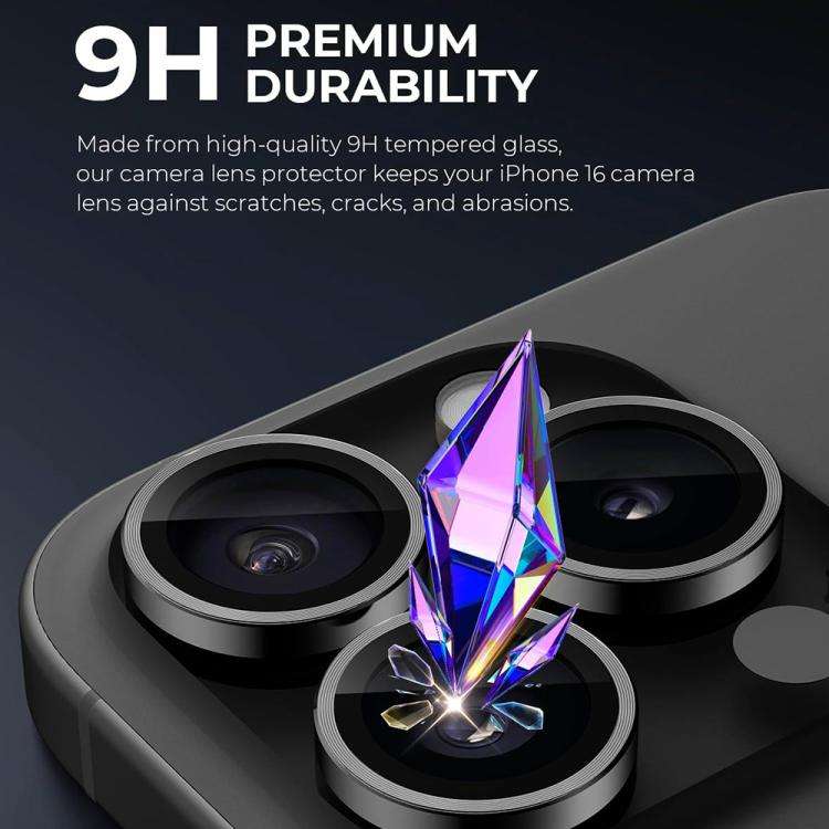 XDcase AF + AR Hawkeye Camera Lens Protector with Alignment Tool, For iPhone 16 Pro / 16 Pro Max