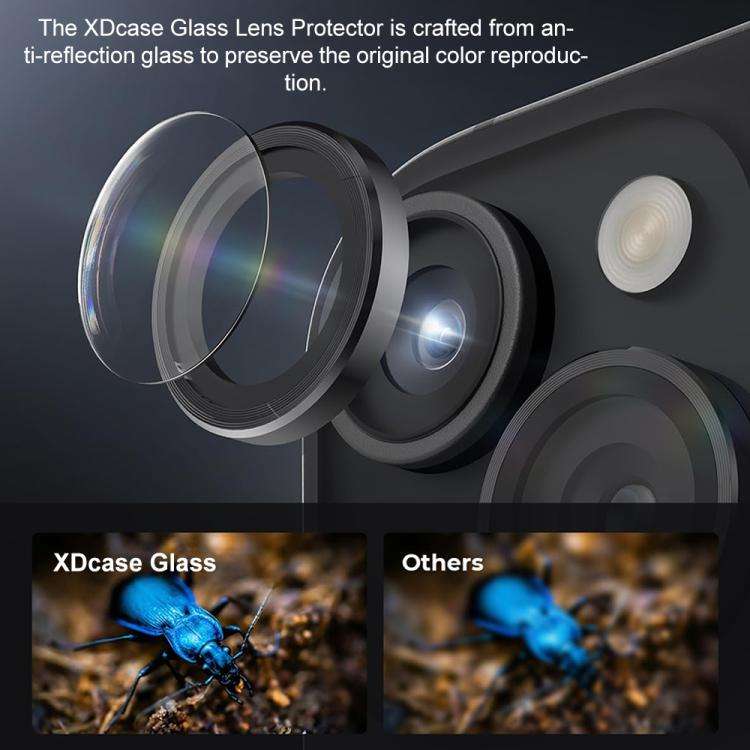 XDcase AF + AR Hawkeye Camera Lens Protector with Alignment Tool, For iPhone 16 Pro / 16 Pro Max