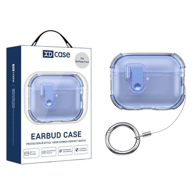 XDcase Transparent Silicone Automatic Pop-Up Earbud Case, For AirPods 5 / 4, For AirPods Pro 3, F...