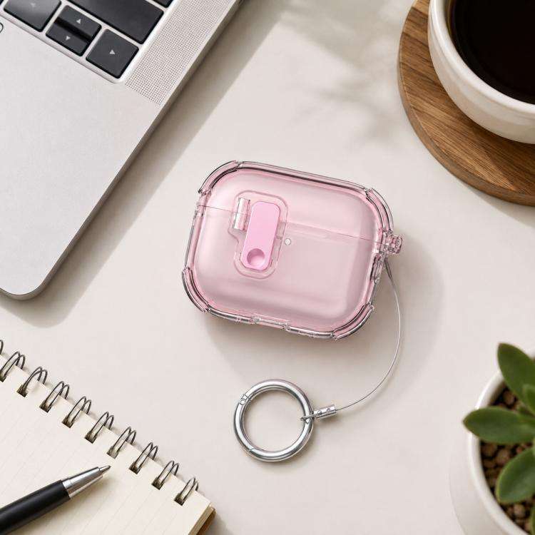 XDcase Transparent Silicone Automatic Pop-Up Earbud Case, For AirPods 5 / 4, For AirPods Pro 3, F...