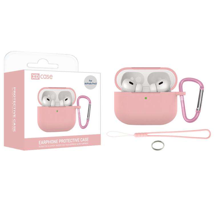 XDcase 2.5mm Thick Silicone Earbud Protective Case with Hook, For AirPods 5 / 4, For AirPods Pro ...