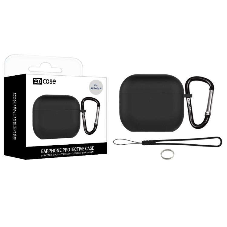 XDcase 2.5mm Thick Silicone Earbud Protective Case with Hook, For AirPods 5 / 4, For AirPods Pro ...
