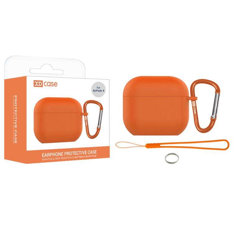 XDcase 2.5mm Thick Silicone Earbud Protective Case with Hook, For AirPods 5 / 4, For AirPods Pro ...