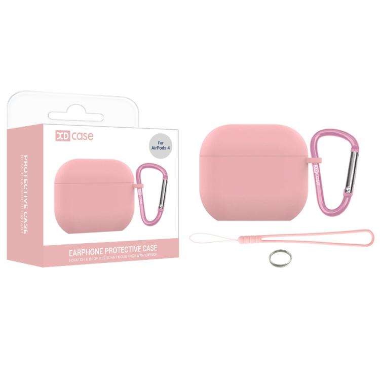 XDcase 2.5mm Thick Silicone Earbud Protective Case with Hook, For AirPods 5 / 4, For AirPods Pro ...