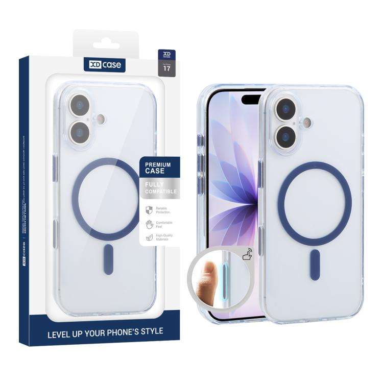 XDcase Frosted Transparent Magnetic Shockproof Phone Case, For iPhone 18 Pro, For iPhone 18 Pro M...